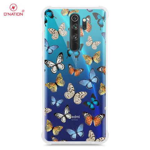 Xiaomi Redmi Note 8 Pro Cover - O'Nation Butterfly Dreams Series - 9 Designs - Clear Phone Case - Soft Silicon Borders