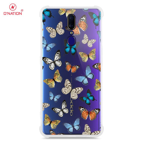 Oppo F11 Cover - O'Nation Butterfly Dreams Series - 9 Designs - Clear Phone Case - Soft Silicon Borders