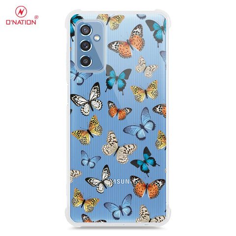 Samsung Galaxy M52 5G Cover - O'Nation Butterfly Dreams Series - 9 Designs - Clear Phone Case - Soft Silicon Borders