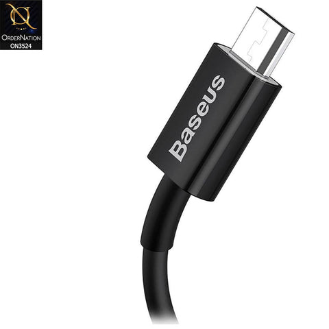 Baseus Superior Fast Charging Micro Cable 1m 2A 480Mbps - Black