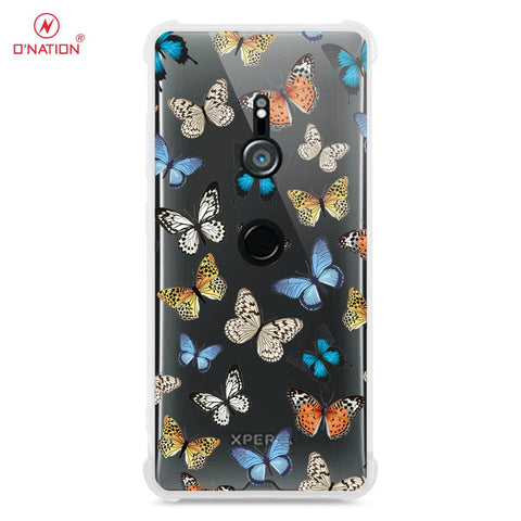 Sony Xperia XZ3 Cover - O'Nation Butterfly Dreams Series - 9 Designs - Clear Phone Case - Soft Silicon Borders