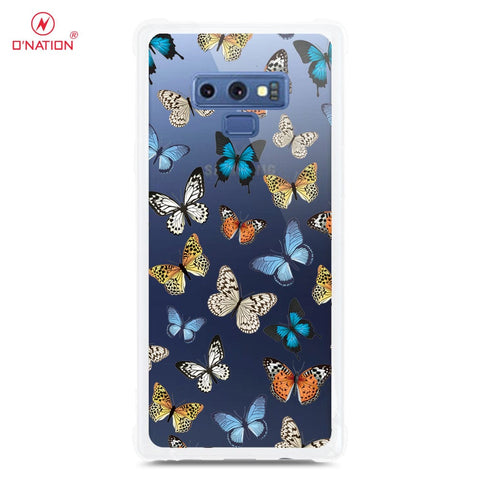 Samsung Galaxy Note 9 Cover - O'Nation Butterfly Dreams Series - 9 Designs - Clear Phone Case - Soft Silicon Borders