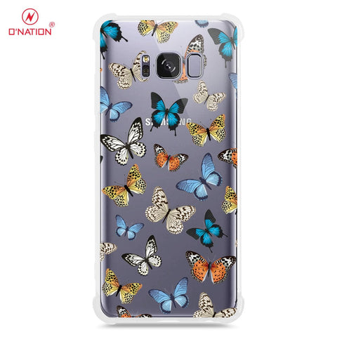 Samsung Galaxy S8 Cover - O'Nation Butterfly Dreams Series - 9 Designs - Clear Phone Case - Soft Silicon Borders