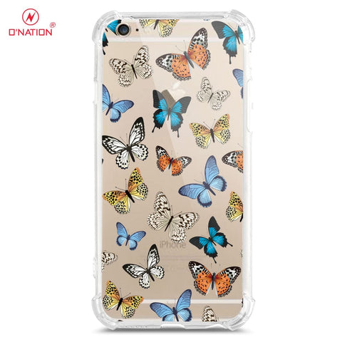 iPhone 6s Plus / 6 Plus Cover - O'Nation Butterfly Dreams Series - 9 Designs - Clear Phone Case - Soft Silicon Borders