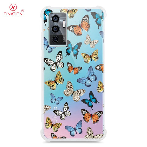 Vivo S10e Cover - O'Nation Butterfly Dreams Series - 9 Designs - Clear Phone Case - Soft Silicon Borders