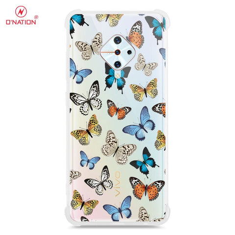 Vivo S1 Pro Cover - O'Nation Butterfly Dreams Series - 9 Designs - Clear Phone Case - Soft Silicon Bordersx