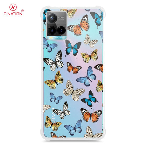 Vivo Y21s Cover - O'Nation Butterfly Dreams Series - 9 Designs - Clear Phone Case - Soft Silicon Borders