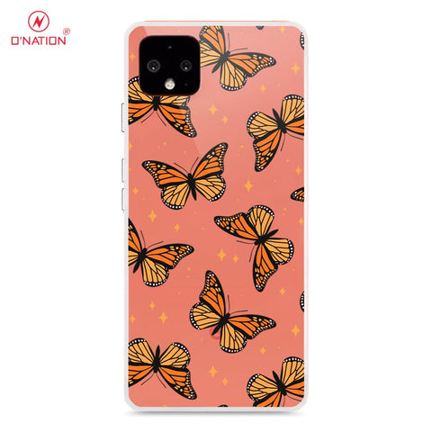 Google Pixel 4 Cover - O'Nation Butterfly Dreams Series - 9 Designs - Clear Phone Case - Soft Silicon Borders