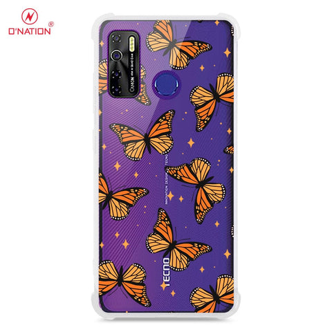 Tecno Spark 5 Pro Cover - O'Nation Butterfly Dreams Series - 9 Designs - Clear Phone Case - Soft Silicon Borders