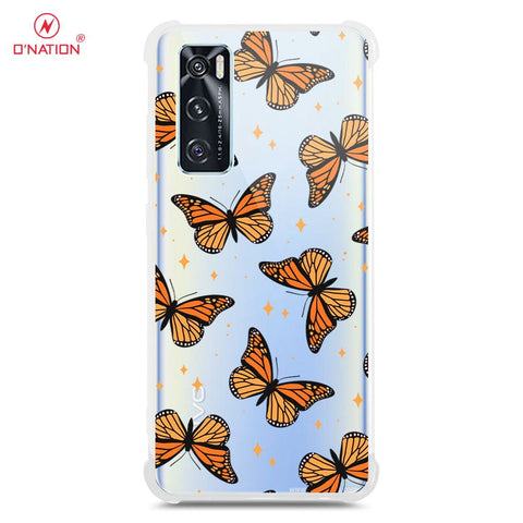 Vivo V20 SE Cover - O'Nation Butterfly Dreams Series - 9 Designs - Clear Phone Case - Soft Silicon Borders