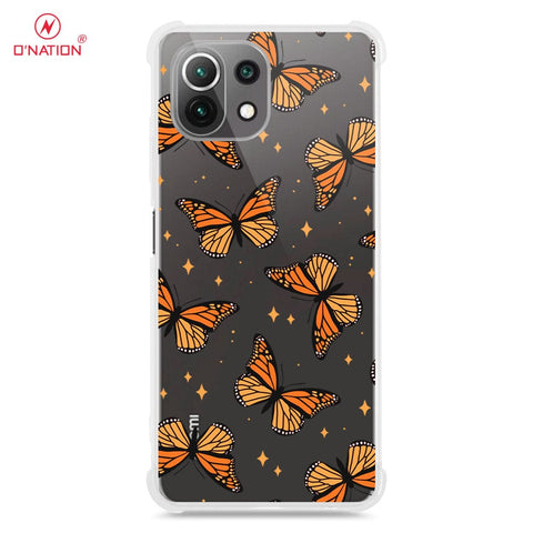 Xiaomi Mi 11 Cover - O'Nation Butterfly Dreams Series - 9 Designs - Clear Phone Case - Soft Silicon Borders