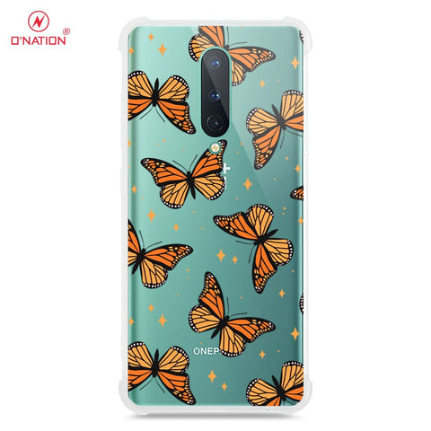 OnePlus 8 4G Cover - O'Nation Butterfly Dreams Series - 9 Designs - Clear Phone Case - Soft Silicon Borders