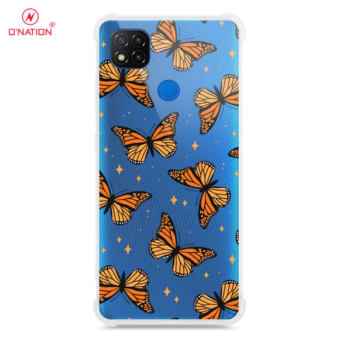 Xiaomi Redmi 9C Cover - O'Nation Butterfly Dreams Series - 9 Designs - Clear Phone Case - Soft Silicon Borders