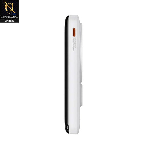 Baseus Magnetic Bracket Wireless 10,000mah Power Bank 20W - White