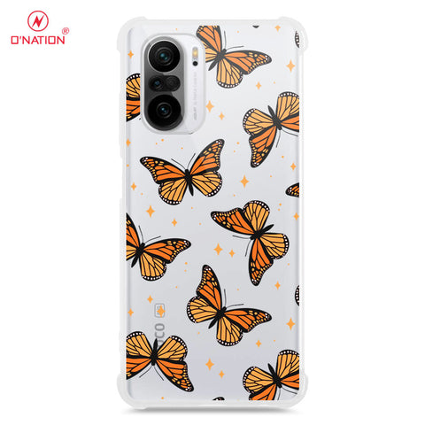 Xiaomi Redmi K40 Cover - O'Nation Butterfly Dreams Series - 9 Designs - Clear Phone Case - Soft Silicon Borders