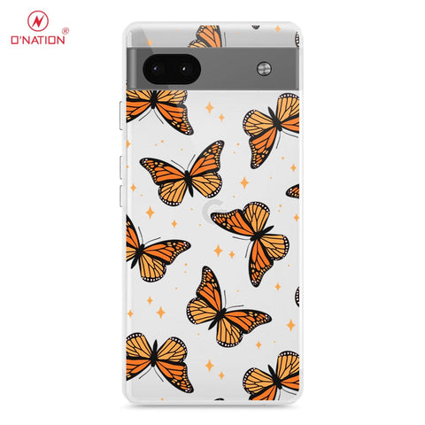 Google Pixel 6a Cover - O'Nation Butterfly Dreams Series - 9 Designs - Clear Phone Case - Soft Silicon Borders