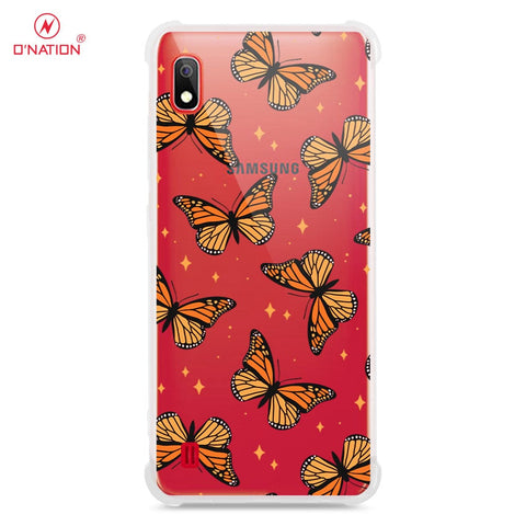 Samsung Galaxy A10 Cover - O'Nation Butterfly Dreams Series - 9 Designs - Clear Phone Case - Soft Silicon Borders