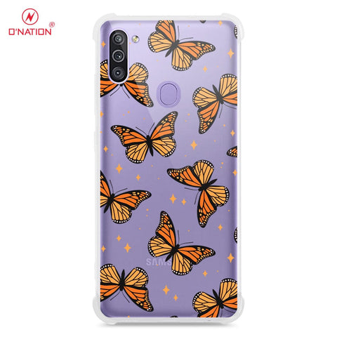 Samsung Galaxy A11 Cover - O'Nation Butterfly Dreams Series - 9 Designs - Clear Phone Case - Soft Silicon Borders