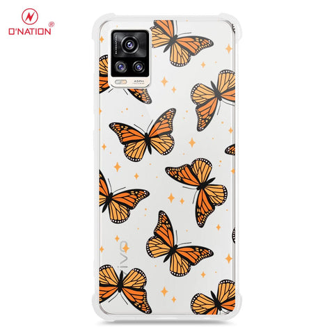 Vivo V20 Cover - O'Nation Butterfly Dreams Series - 9 Designs - Clear Phone Case - Soft Silicon Bordersx