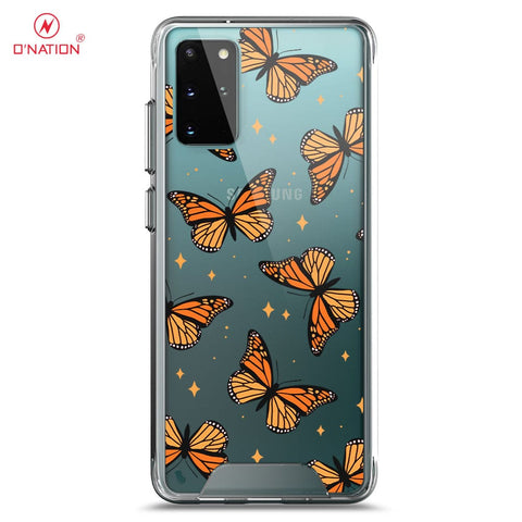 Samsung Galaxy S20 Plus Cover - O'Nation Butterfly Dreams Series - 9 Designs - Clear Phone Case - Soft Silicon Bordersx