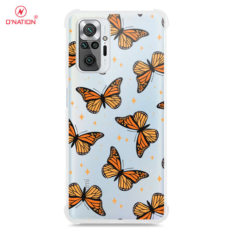 Xiaomi Redmi Note 10 Pro 4G Cover - O'Nation Butterfly Dreams Series - 9 Designs - Clear Phone Case - Soft Silicon Borders