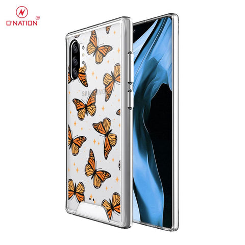 Samsung Galaxy Note 10 Plus Cover - O'Nation Butterfly Dreams Series - 9 Designs - Clear Phone Case - Soft Silicon Borders