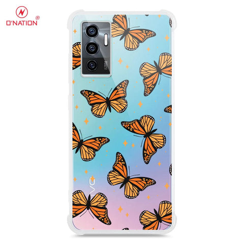 Vivo S10e Cover - O'Nation Butterfly Dreams Series - 9 Designs - Clear Phone Case - Soft Silicon Borders