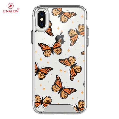 iPhone XS Max Cover -  O'Nation Butterfly Dreams Series - 9 Designs - Clear Phone Case - Soft Silicon Borders