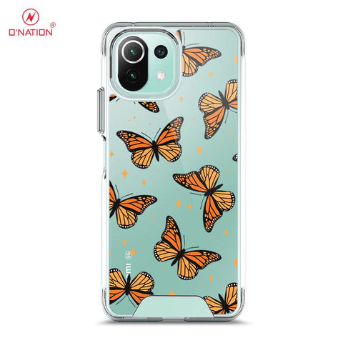 Xiaomi Mi 11 Lite Cover - O'Nation Butterfly Dreams Series - 9 Designs - Clear Phone Case - Soft Silicon Bordersx