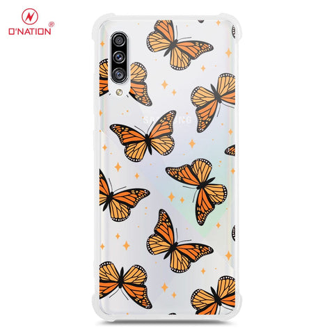 Samsung Galaxy A50 Cover - O'Nation Butterfly Dreams Series - 9 Designs - Clear Phone Case - Soft Silicon Borders