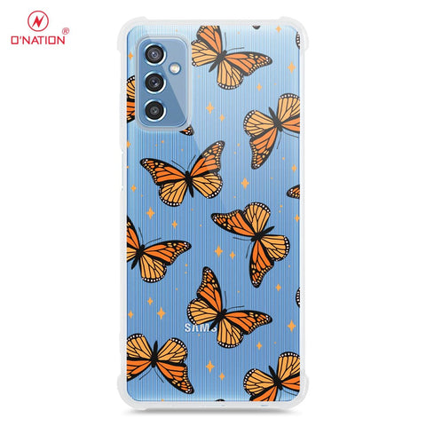 Samsung Galaxy M52 5G Cover - O'Nation Butterfly Dreams Series - 9 Designs - Clear Phone Case - Soft Silicon Borders