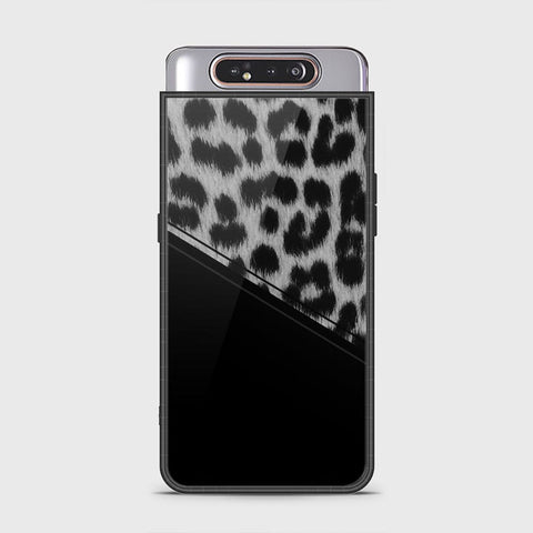 Samsung Galaxy A80 Cover - Printed Skins Series - HQ Ultra Shine Premium Infinity Glass Soft Silicon Borders Case