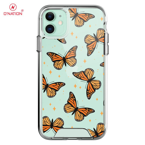 iPhone 11 Cover - O'Nation Butterfly Dreams Series - 9 Designs - Clear Phone Case - Soft Silicon Borders