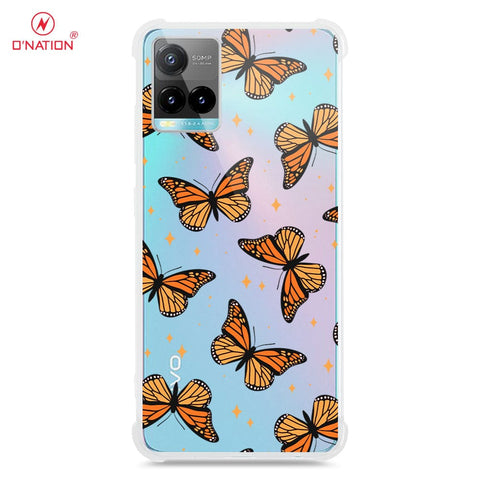 Vivo Y21s Cover - O'Nation Butterfly Dreams Series - 9 Designs - Clear Phone Case - Soft Silicon Borders