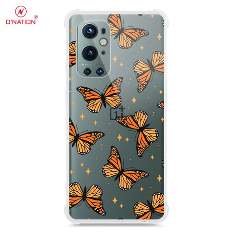 OnePlus 9 Pro Cover - O'Nation Butterfly Dreams Series - 9 Designs - Clear Phone Case - Soft Silicon Borders