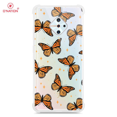 Vivo S1 Pro Cover - O'Nation Butterfly Dreams Series - 9 Designs - Clear Phone Case - Soft Silicon Bordersx