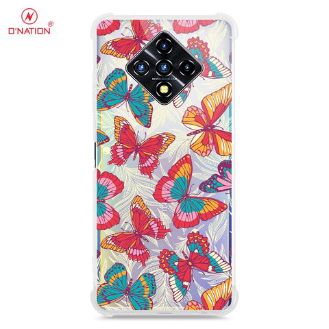 Infinix Zero 8 Cover - O'Nation Butterfly Dreams Series - 9 Designs - Clear Phone Case - Soft Silicon Borders