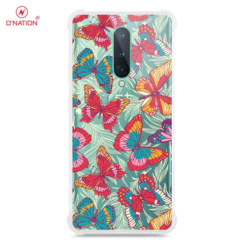 OnePlus 8 4G Cover - O'Nation Butterfly Dreams Series - 9 Designs - Clear Phone Case - Soft Silicon Borders