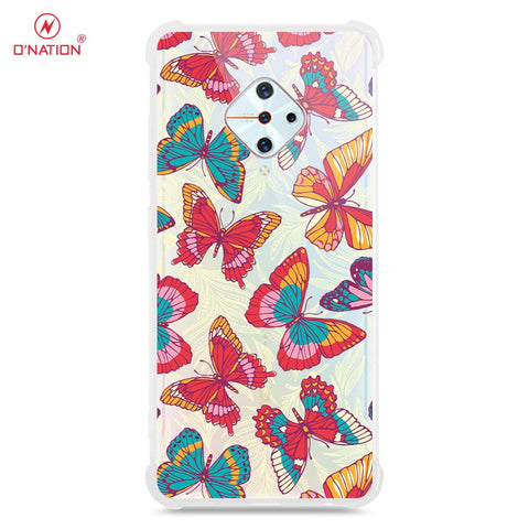 Vivo S1 Pro Cover - O'Nation Butterfly Dreams Series - 9 Designs - Clear Phone Case - Soft Silicon Bordersx