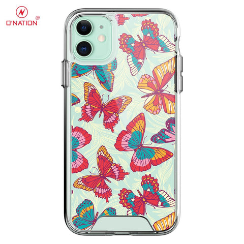 iPhone 11 Cover - O'Nation Butterfly Dreams Series - 9 Designs - Clear Phone Case - Soft Silicon Borders