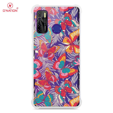 Tecno Spark 5 Cover - O'Nation Butterfly Dreams Series - 9 Designs - Clear Phone Case - Soft Silicon Borders