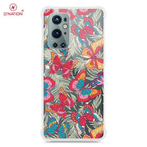 OnePlus 9 Pro Cover - O'Nation Butterfly Dreams Series - 9 Designs - Clear Phone Case - Soft Silicon Borders