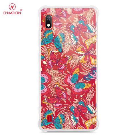 Samsung Galaxy A10 Cover - O'Nation Butterfly Dreams Series - 9 Designs - Clear Phone Case - Soft Silicon Borders