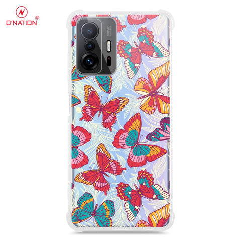 Xiaomi 11T Pro Cover - O'Nation Butterfly Dreams Series - 9 Designs - Clear Phone Case - Soft Silicon Borders