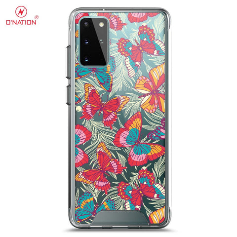 Samsung Galaxy S20 Plus Cover - O'Nation Butterfly Dreams Series - 9 Designs - Clear Phone Case - Soft Silicon Bordersx