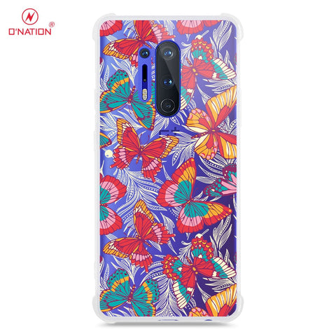 OnePlus 8 Pro Cover - O'Nation Butterfly Dreams Series - 9 Designs - Clear Phone Case - Soft Silicon Borders