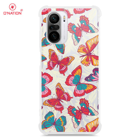 Xiaomi Redmi K40 Pro Cover - O'Nation Butterfly Dreams Series - 9 Designs - Clear Phone Case - Soft Silicon Borders