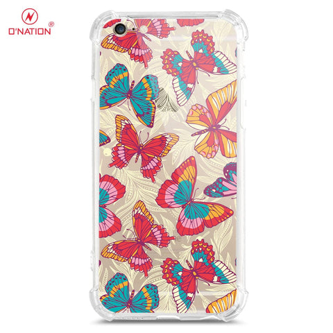 iPhone 6s Plus / 6 Plus Cover - O'Nation Butterfly Dreams Series - 9 Designs - Clear Phone Case - Soft Silicon Borders