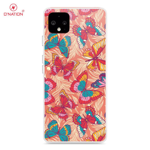 Google Pixel 4 Cover - O'Nation Butterfly Dreams Series - 9 Designs - Clear Phone Case - Soft Silicon Borders