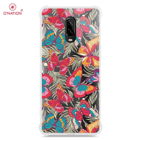 OnePlus 6T Cover - O'Nation Butterfly Dreams Series - 9 Designs - Clear Phone Case - Soft Silicon Borders